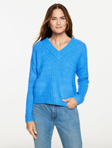 Wool Blend V-Neck Sweater